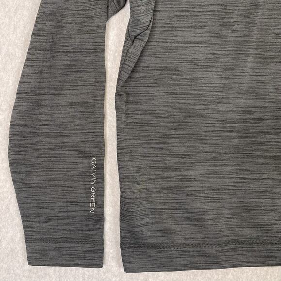 Galvin Green Shirt Mens XL Grey 1/4 Zip Pullover Golf Performance - Picture 7 of 10